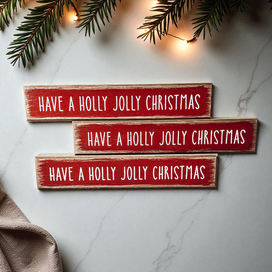 Holly Jolly Sitter Sign