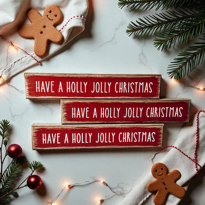 Holly Jolly Sitter Sign