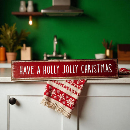 Holly Jolly Sitter Sign