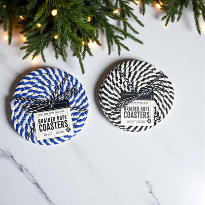 Blue Braided 4pk