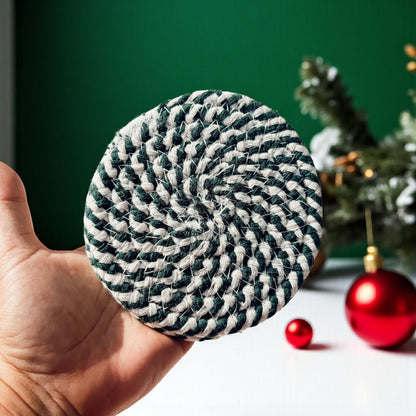 Candy Cane Coaster 4pk