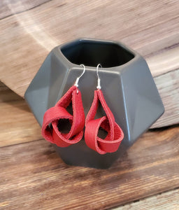 Patriotic Leather Earrings