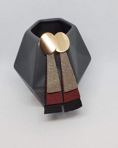 Solids with Flair Leather Earrings