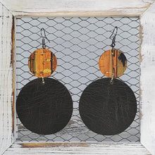 Load image into Gallery viewer, Navajo Cork/Leather Earrings
