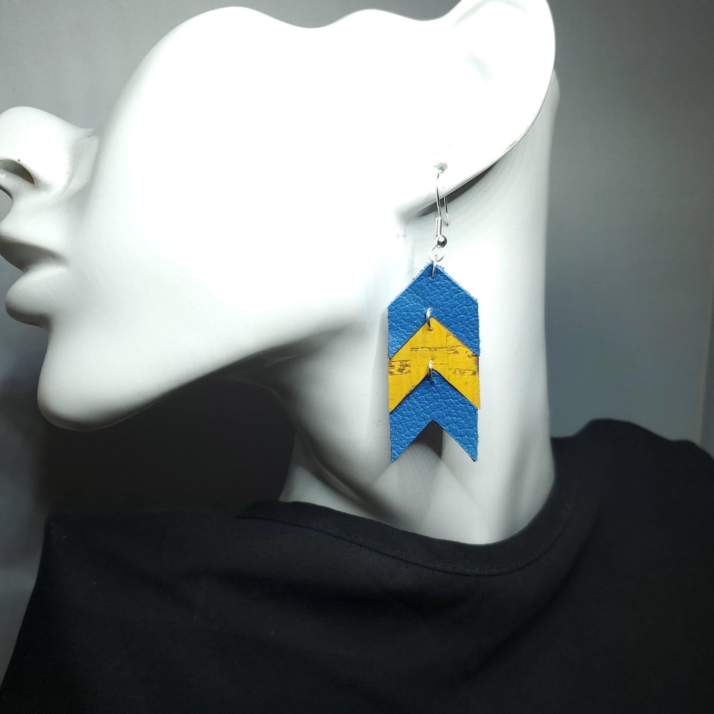 Down Syndrome Awareness Leather Earrings