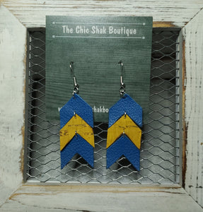Down Syndrome Awareness Leather Earrings
