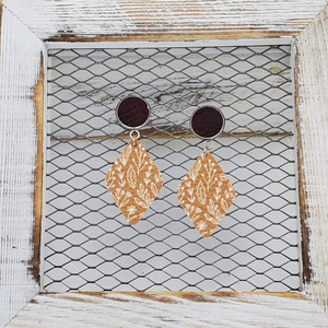 Meadow Flowers Leather Earrings Collection