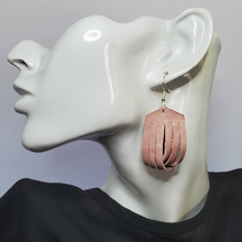 Load image into Gallery viewer, Leather Twist Earrings
