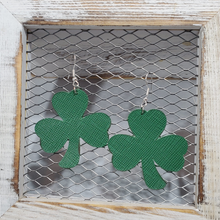 Load image into Gallery viewer, St. Patrick&#39;s Day  Leather Earrings
