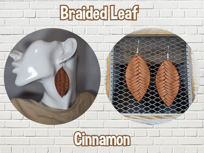 Braided Leather Earring Collection